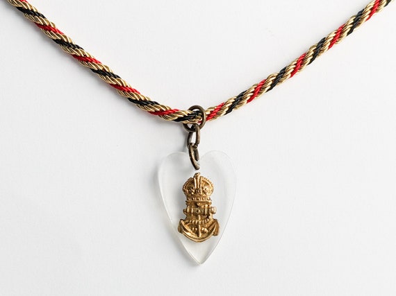 Royal Navy Necklace, Lovers Sweetheart, Clear Pla… - image 2