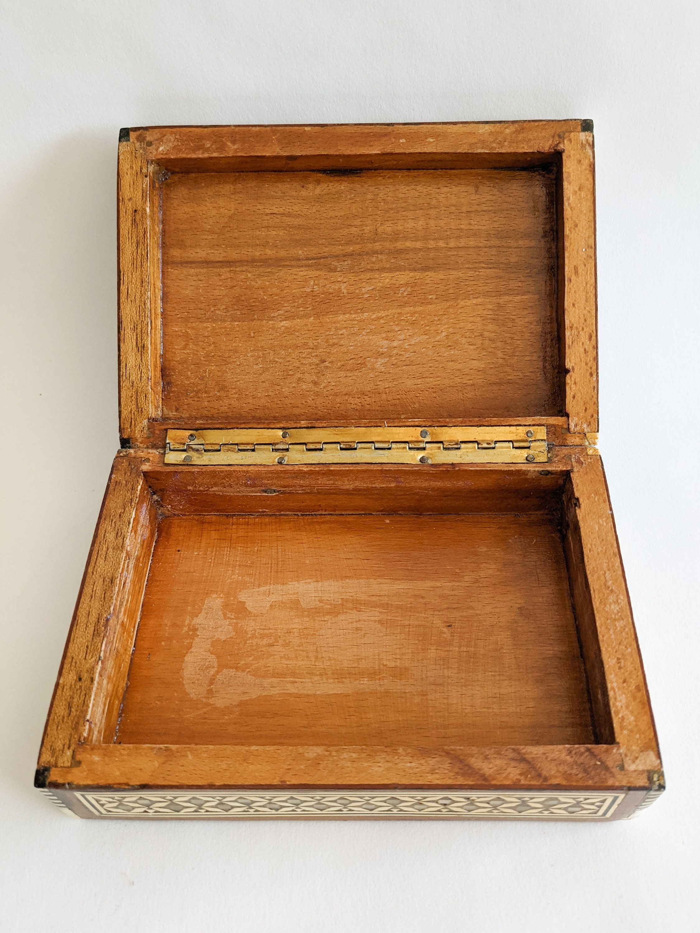 Vintage Einsteckdose Kleine Perlmutt Schmuckbox | Etsy