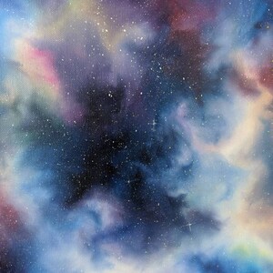 Galactic Oil Painting 16X16 image 2