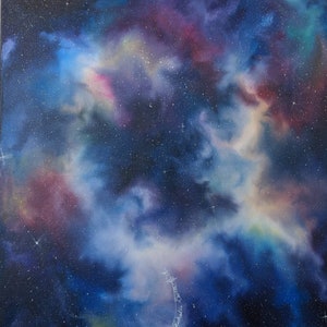 Galactic Oil Painting 16X16 image 1