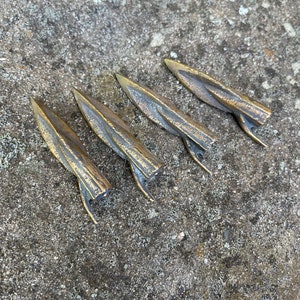 Punta de flecha de bronce con púas escitas (juego de 4)