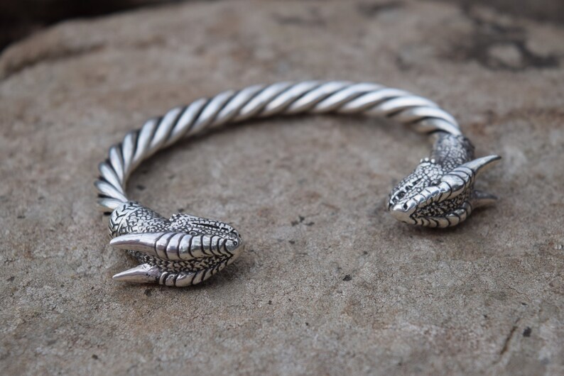 Dragon Torc Bracelet Etsy