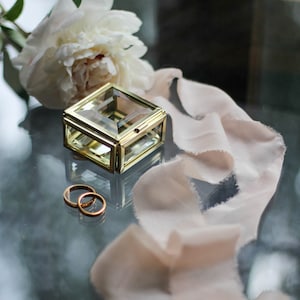 Raven Spell Caster Mirror Square Jewelry/Trinket Box Figurine 