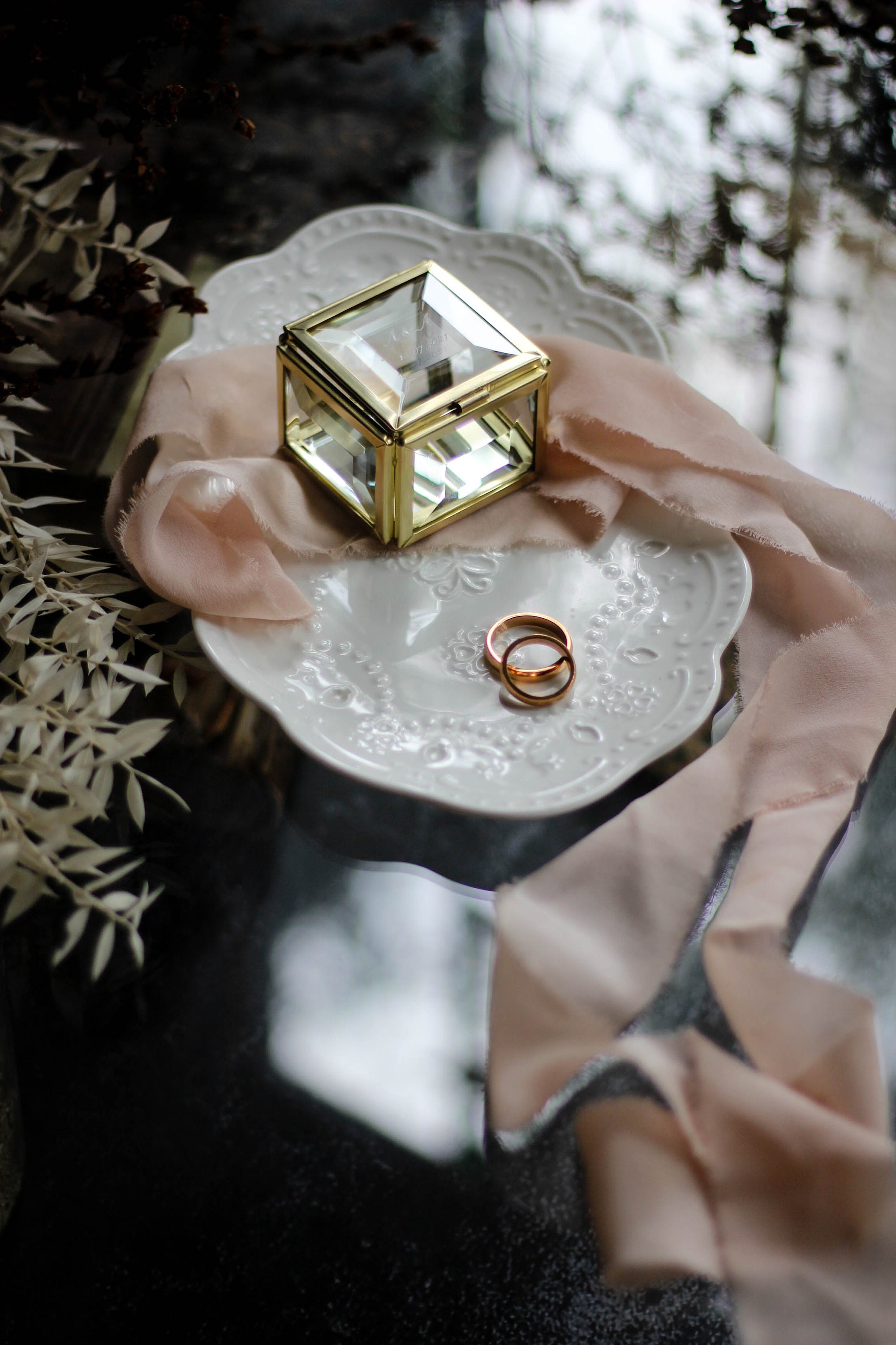 Verre Rond Bisoté Pour Boîte à Gâteau Ou à Bijoux - Occasion, Générique, Pour Bricolage Déco