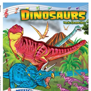 Dinosaur Coloring Book 8.5"x11"