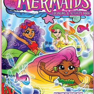 Mermaid Coloring Book - Mermaids Coloring and Activity Book - RBCB