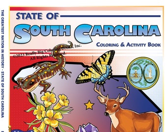 Kolorowanka stanowa Karolina Południowa