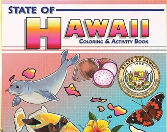 Hawaii State Coloring Book 8.5 x 11