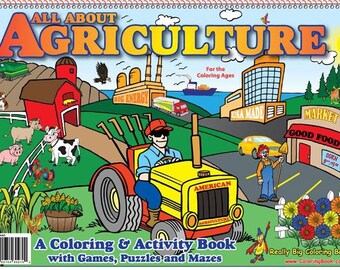Agriculture Coloring Book  17"x11"