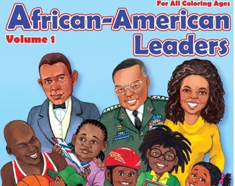 African American Leaders Coloring Book Vol. 1