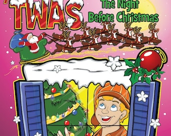 Christmas Coloring Book - Twas the Night Before Christmas Travel Tablet Coloring Book® - RBCB
