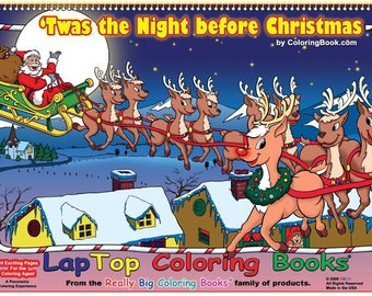 Christmas Coloring Book 17"x11"