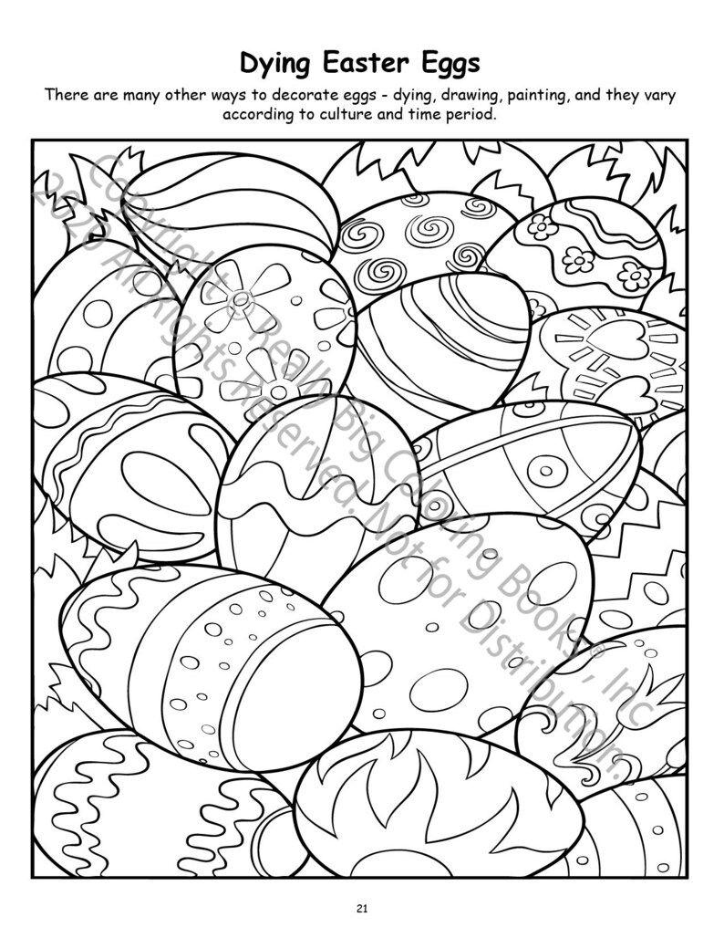 Dying Easter Eggs Coloring Page ColoringBook.com