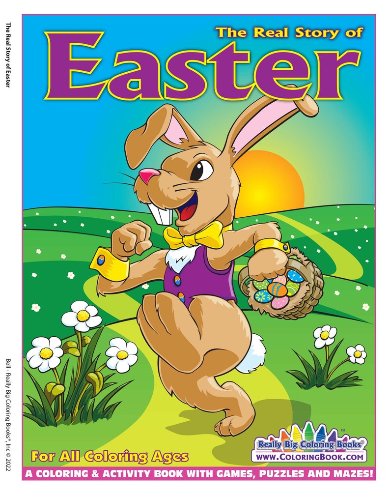 The Real Story of Easter Coloring and Activity Book ColoringBook.com