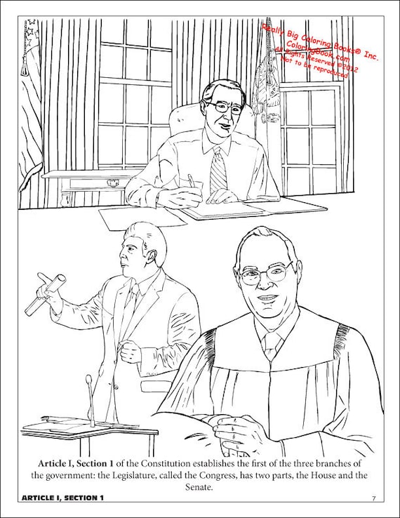Constitution Coloring Pages