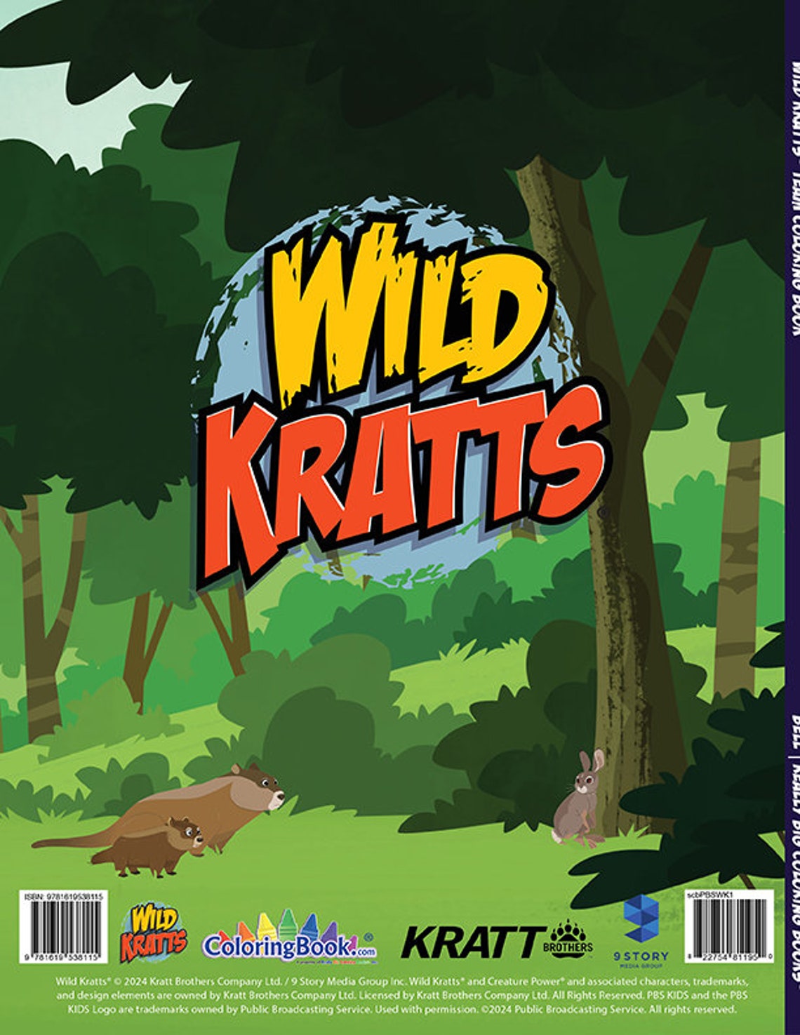 Wild Kratts Coloring Book Official - Etsy