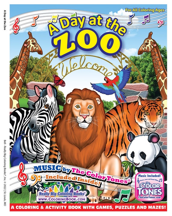 Zoo Coloring Book 8.5"x11"