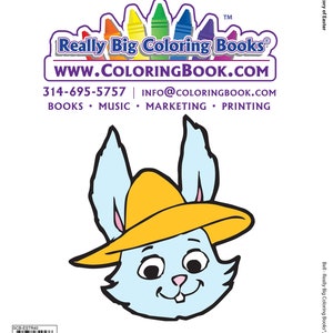 Easter Coloring Book Back Cover ColoringBook.com