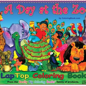 Zoo Coloring Book 17&quot;x11&quot;