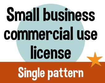 Small business commercial license – single pattern