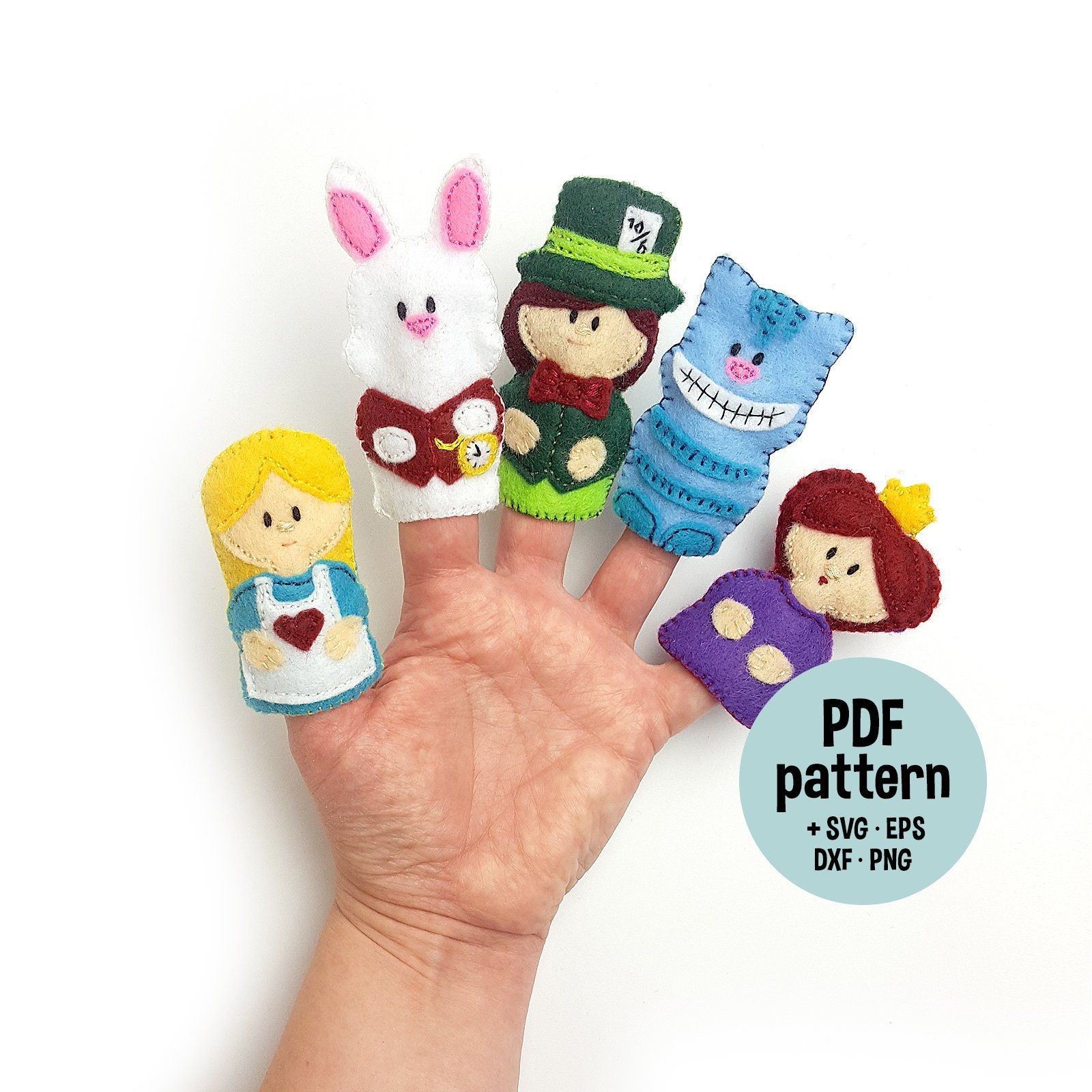 Alice in Wonderland Alice Plush Finger Puppet Magnet