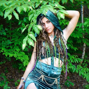 Hooded Sleeveless Enchantress Cinch Top