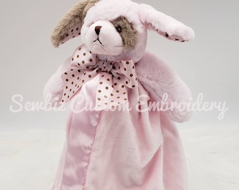 Personalized lovey, animal blanket, lovey, personalized blanket, security blanket, Dog Blanket, personalized baby gift