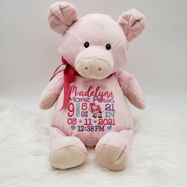 Pig Stuffed Animal Etsy