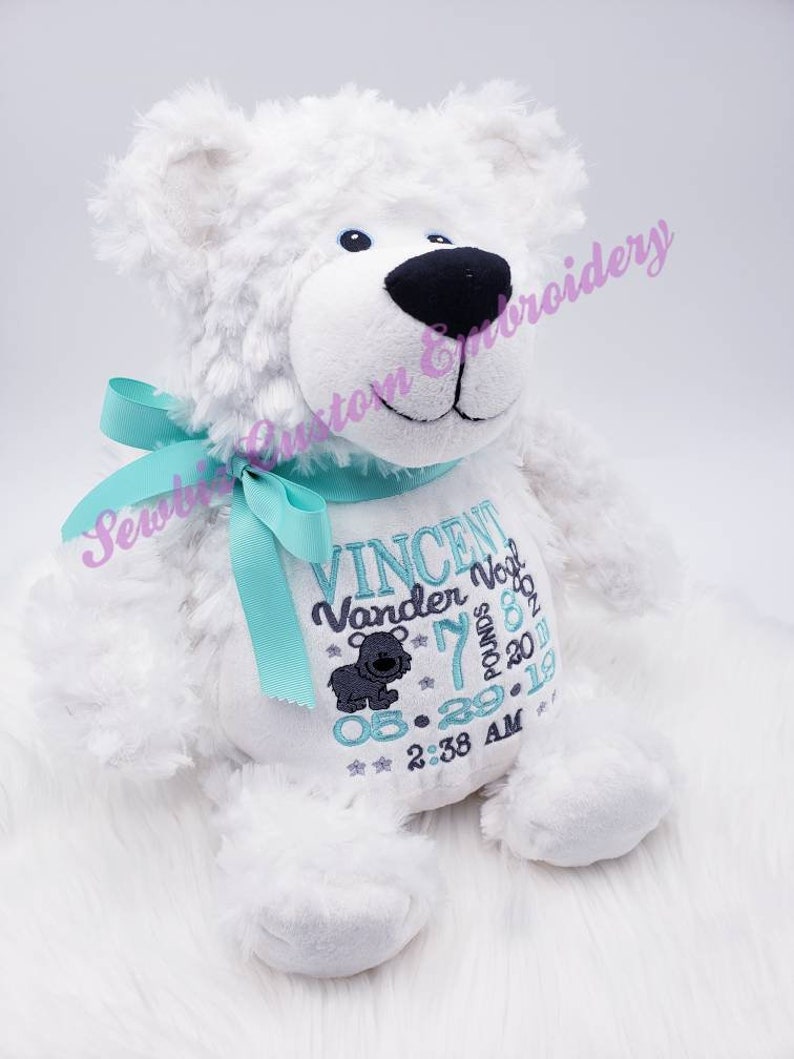 Personalized Baby Giftbirth Announcement Stuffed Etsy