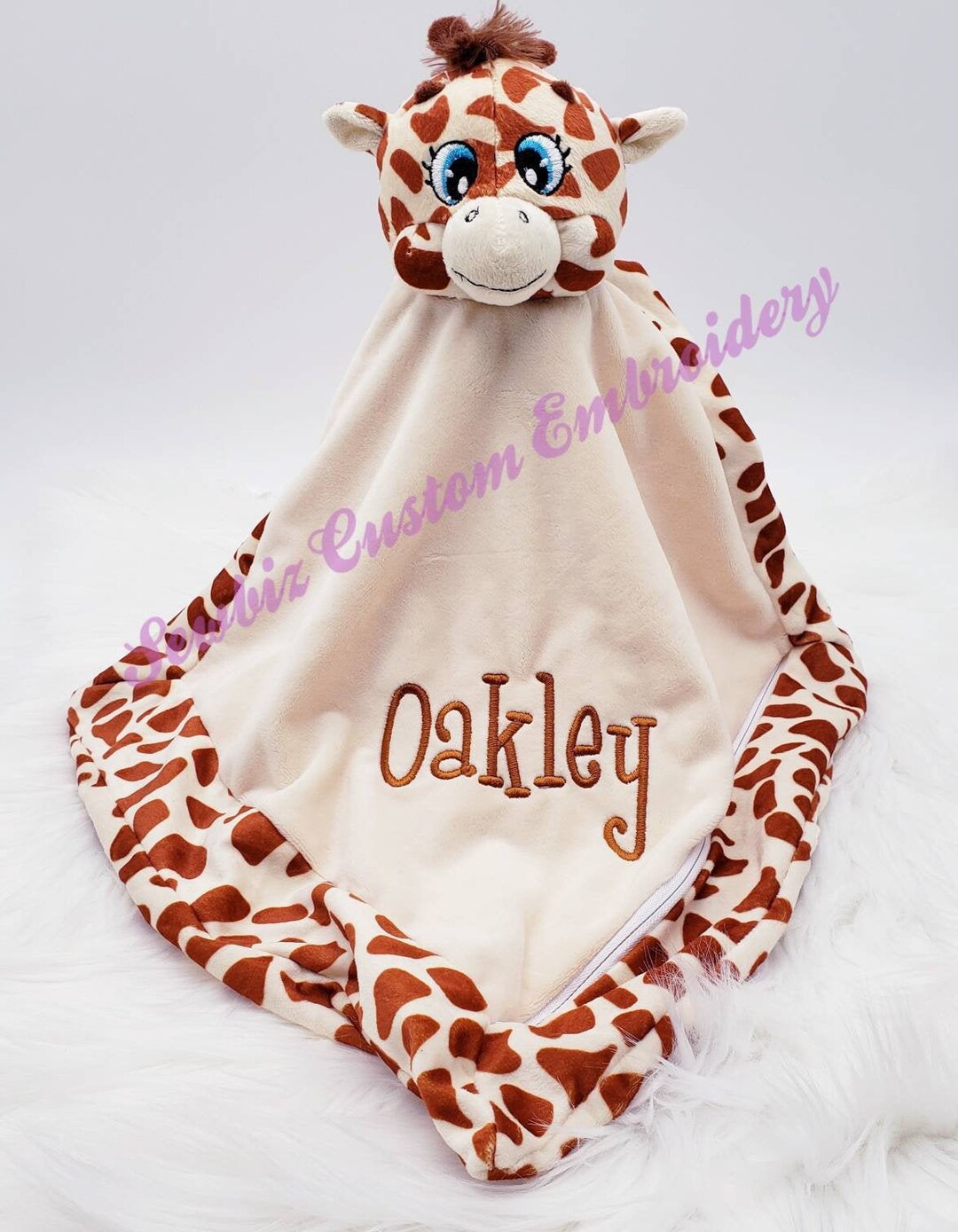 Personalized Baby Blanket, Lovie Blanket, Snuggle Blanket, Stuffed