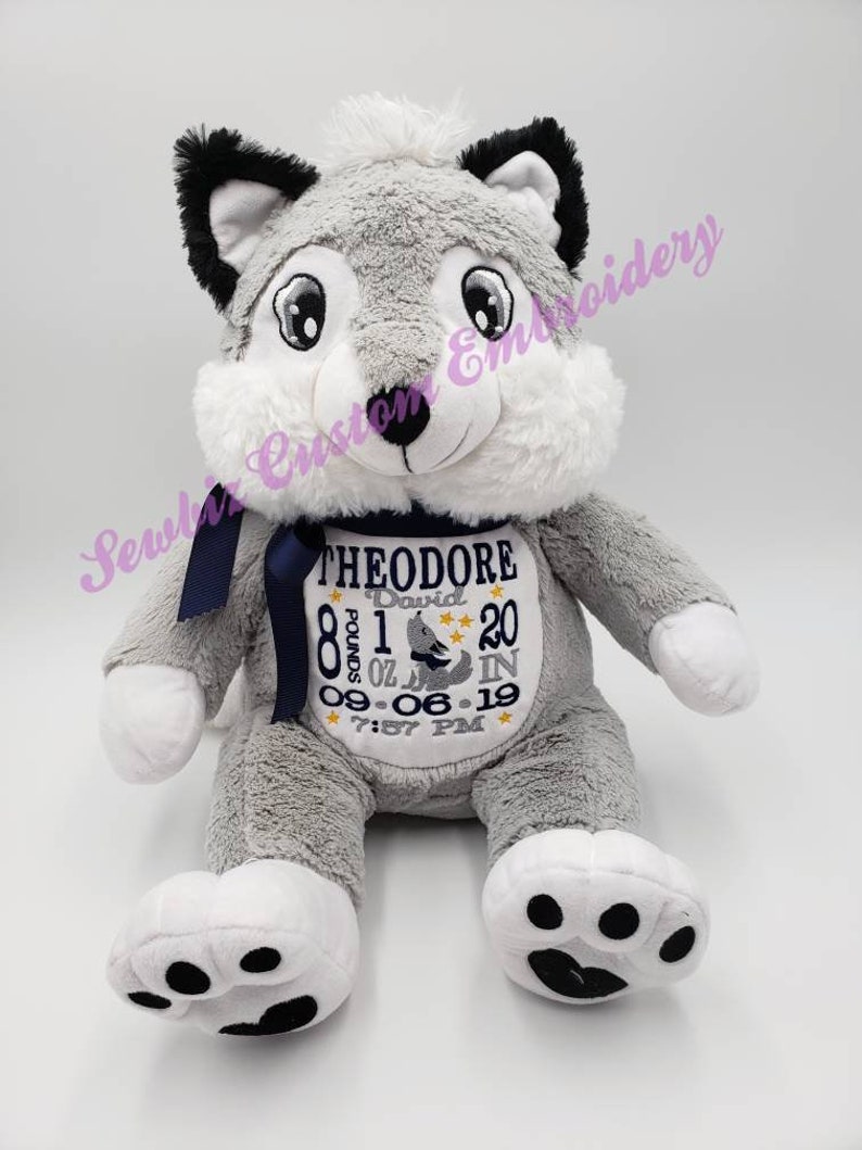 personalized baby stuffed animal