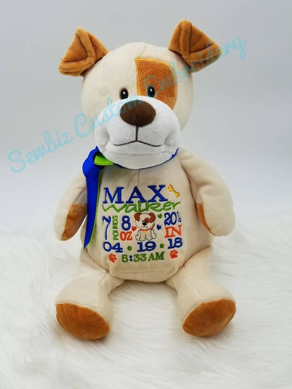 baby announcement stuffed animal