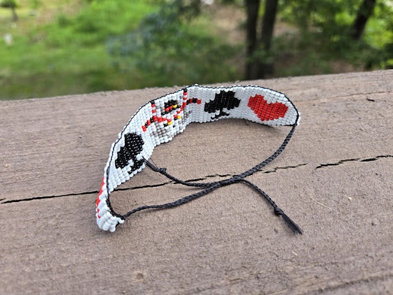 Husk, Husker, Hazbin Hotel, Seed Bead, Bead Loom Bracelet - Etsy