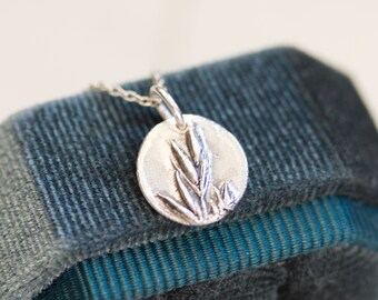 Spikelet - nature inspired necklace with a spikelet texture