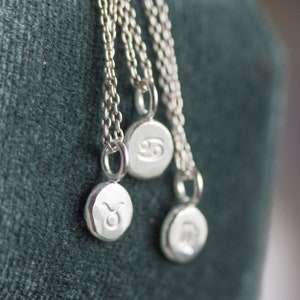 Naszyjnik ze znakiem zodiaku, delikatny, spersonalizowany wisiorek, srebro próby 925