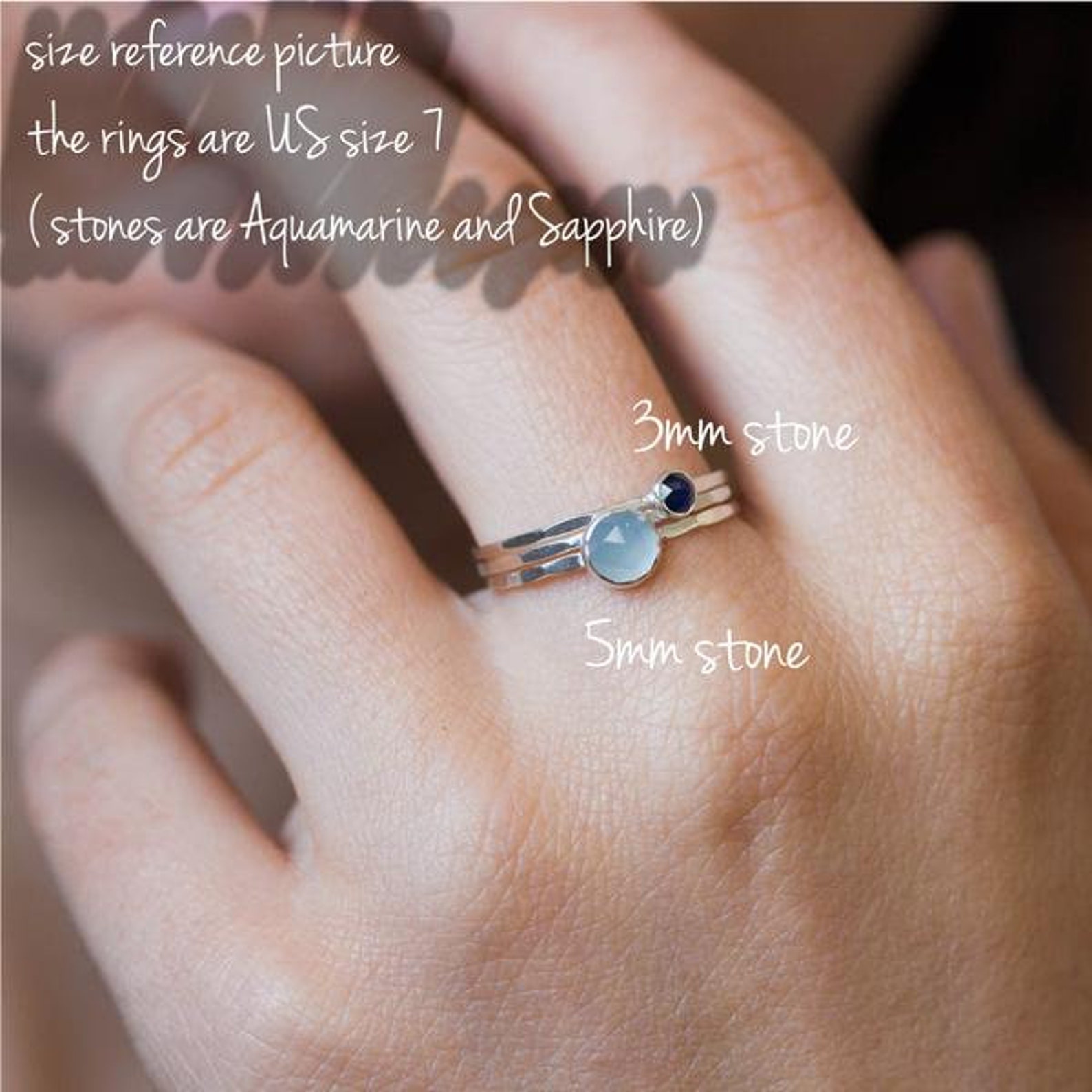 Green Tourmaline ring skinny stackable ring with Tourmaline | Etsy