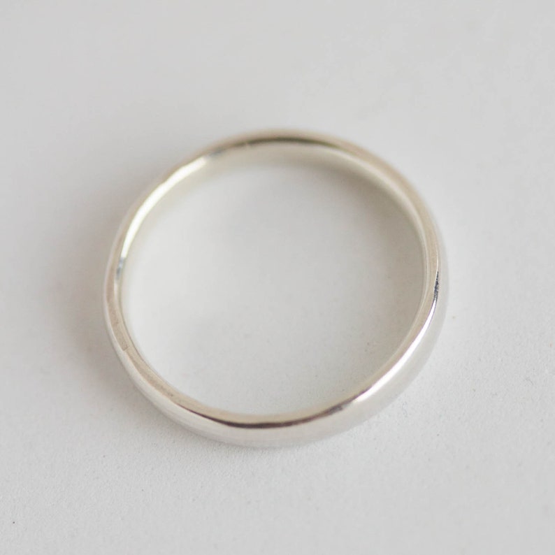 3mm wide Semicolon ring comfortable fit