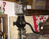 Antique Late 1800 39 s Early 1900 39 s Arcade Mfg Co. Crystal Wall Mount Coffee Grinder Number 3