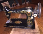 Singer Redeye Sewing Machine, very solid, Excellent Condition, Great old time look, Just like grandma used