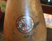Vintage 19th Century Exercise Club Juggling Pin, approx 16 quot Tall, 1 Lb