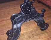 Original Antique EL Church Unloader, CAST IRON Hay Truck Trolley Track Rollers Industrial Pulley Farm Barn Steampunk, Harvard, Illinois