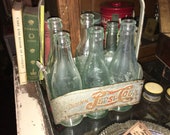 Vintage, 1940 39 s, Pepsi Cola, Double Dot, Metal Bottle Carrier, Original