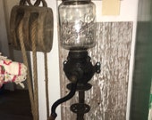 Antique Late 1800 39 s Early 1900 39 s Arcade Mfg Co. Crystal Wall Mount Coffee Grinder Number 3
