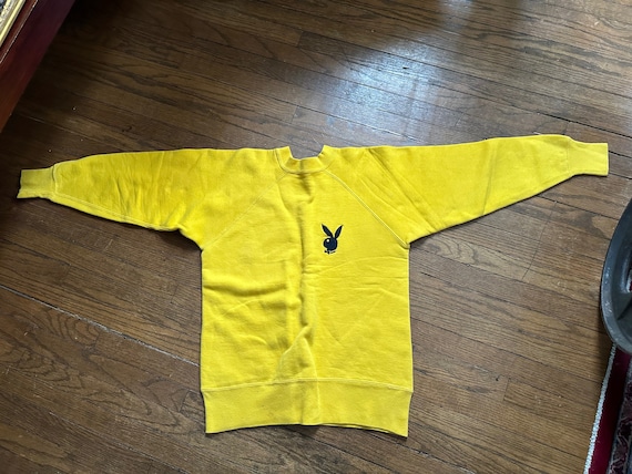 極美品　70s playboy S/S sweat Vintage 60s/70s Playboy Jockey Long Sleeve Sweatshirt Large