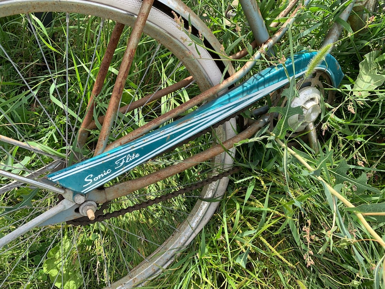 Murray vintage bicycle parts 26” girls Sonic Fleet bike chain guard