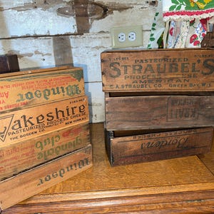 Antique Cheese Wood Box, Listing is for One Only - Etsy
