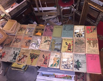 Vintage Book 1911-1919, The Boy Scout Collection, 26 different Books to choose from listing is for one book, all 26 for 300.00