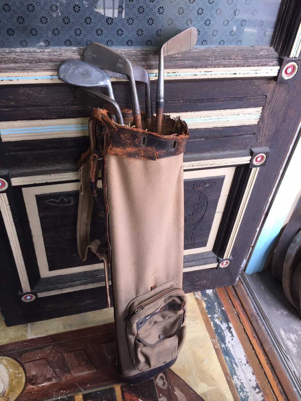 Vintage Golf Club Bag From 1940s Etsy