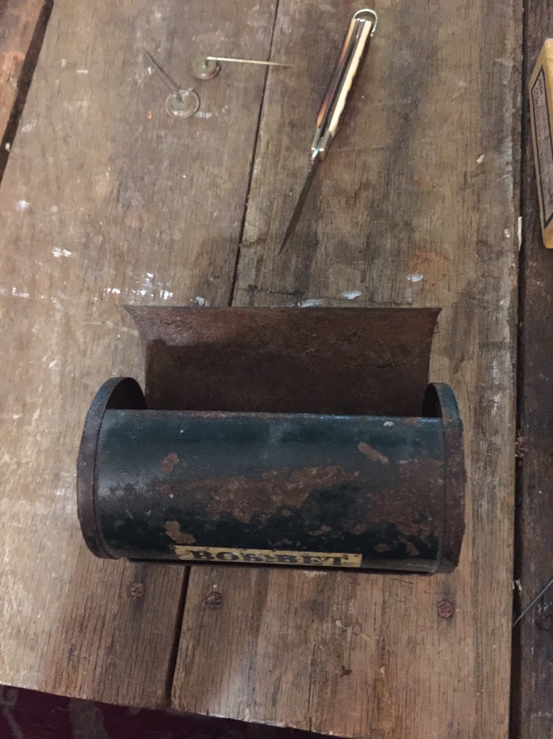 Vintage Belt Bait Holder Metal Worms Fishing Bait listing Etsy