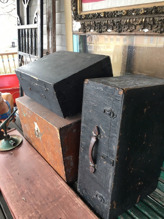 Vintage Wood Suitcases from the 20’s thru 40's, l… - image 4